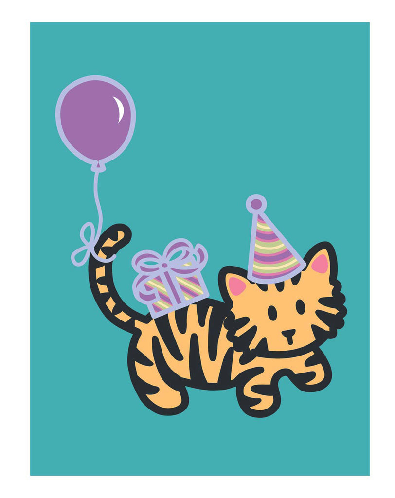 Tiger Birthday Card