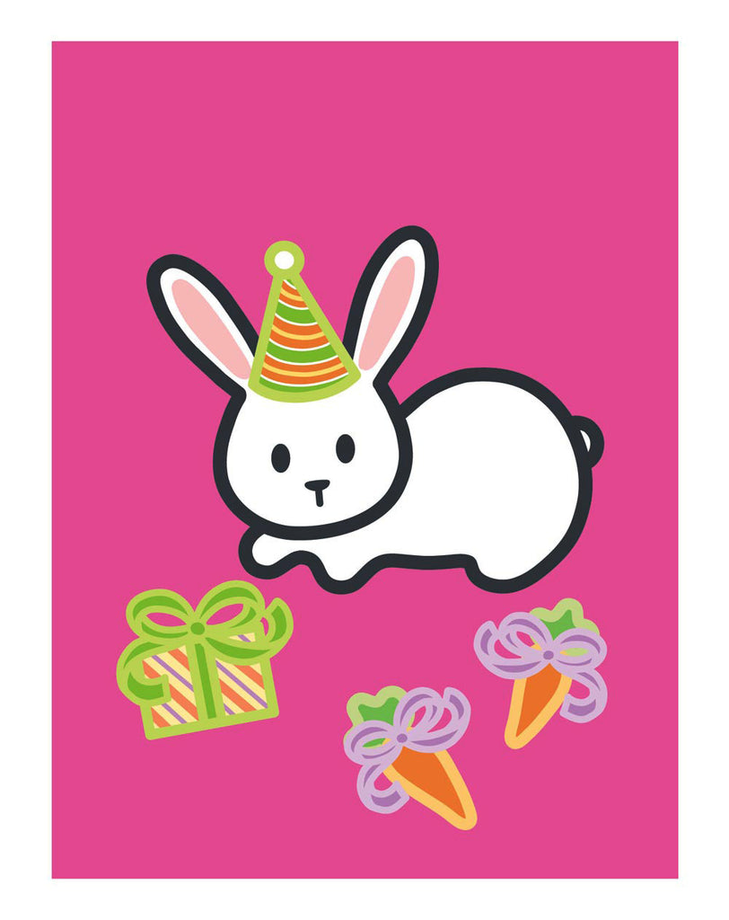 Rabbit Birthday Card