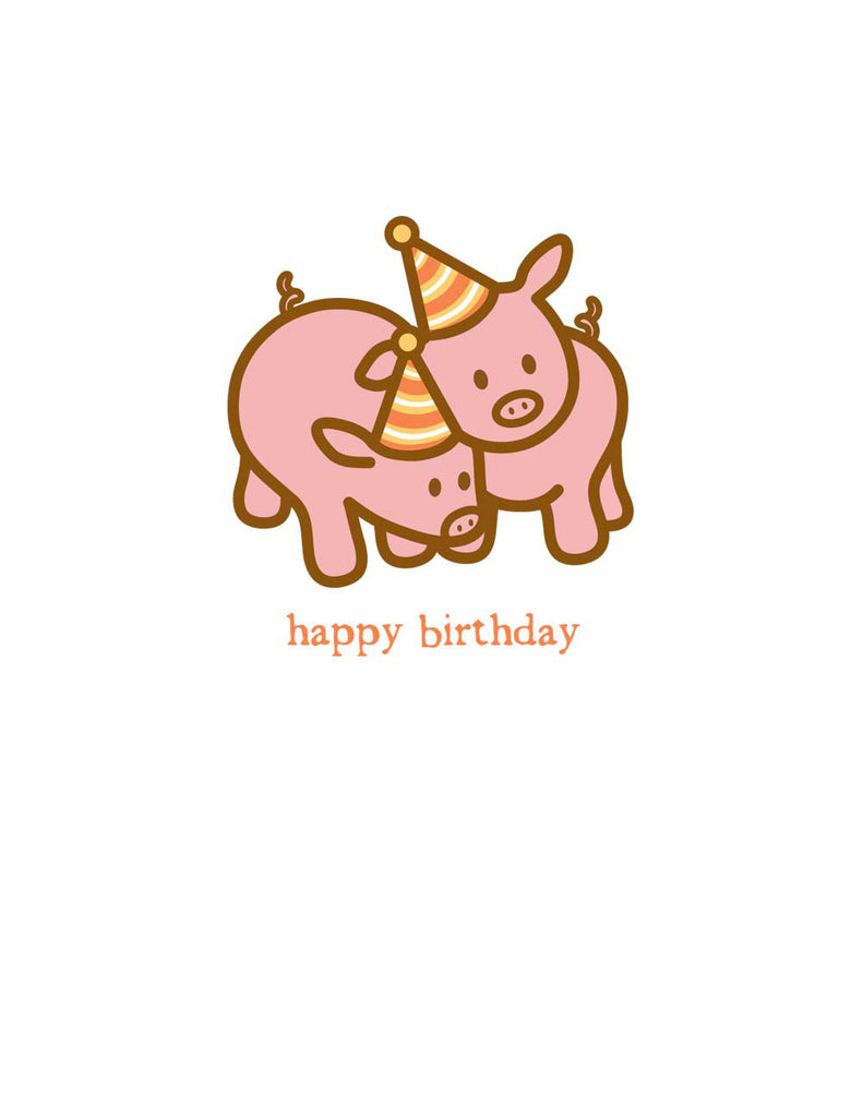 Hogs Birthday Card