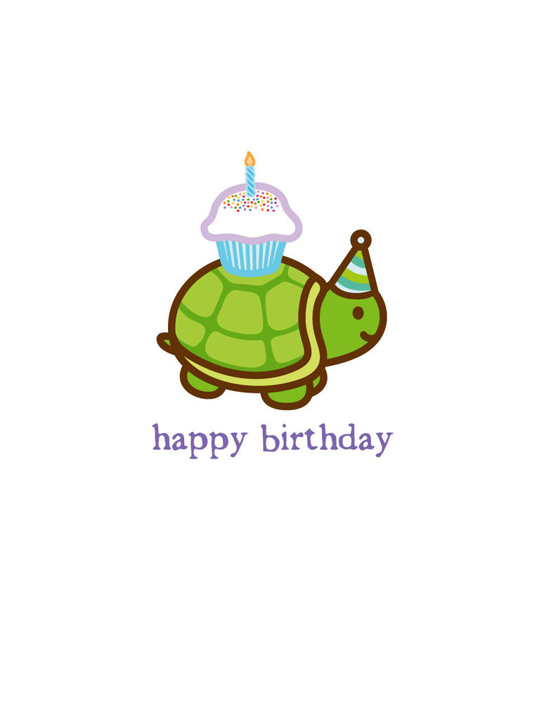 Turtle Birthday Card