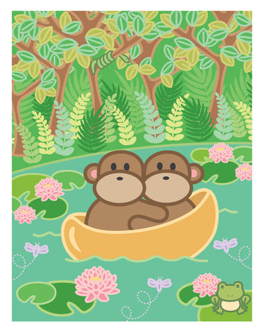 Kiwi and Pear in Amazon Card