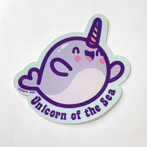 Narwhal Unicorn of the Sea Sticker