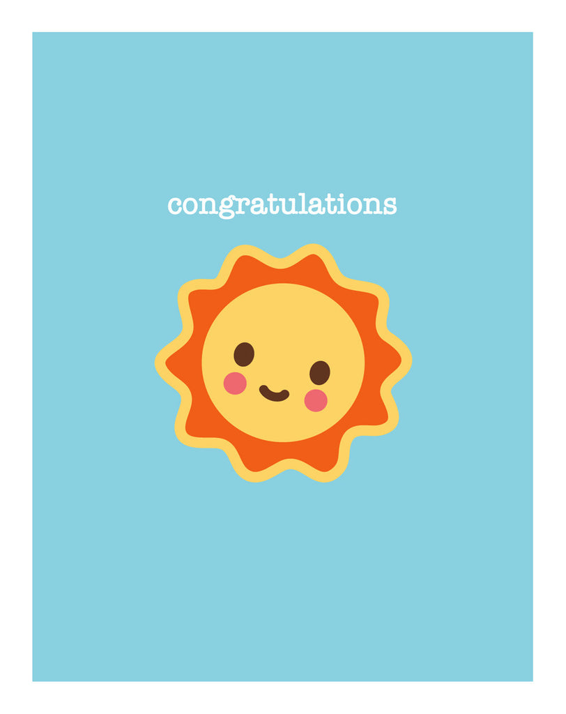 Sunshine New Baby Card