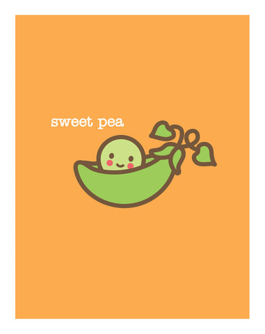 Sweet Pea New Baby Card