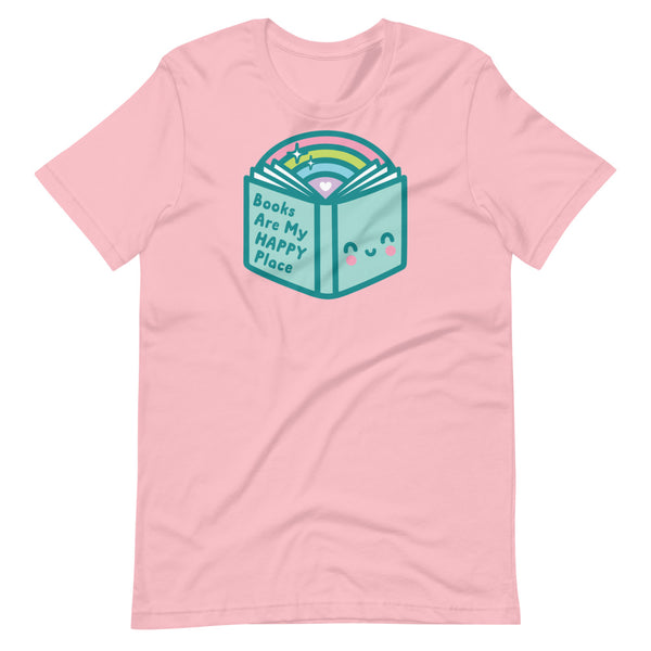 Books Are My Happy Place T Shirt 6 colors