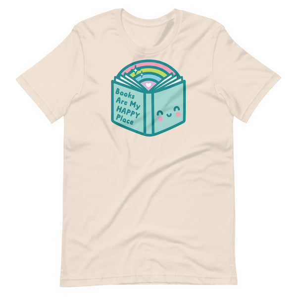 Books Are My Happy Place T Shirt 6 colors