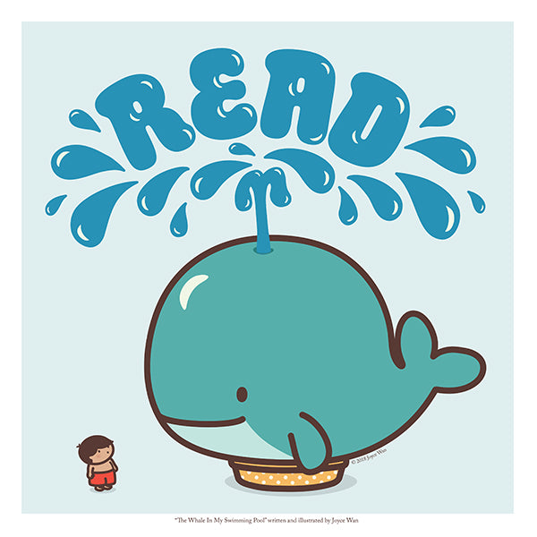 Print: Whale READ