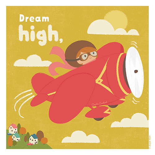 Print: Dream Big | Amelia Earhart