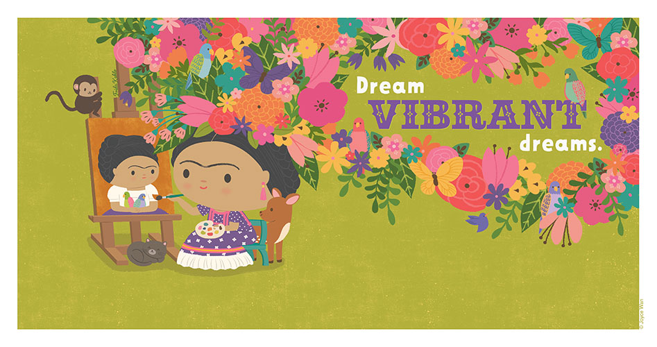 Print: Dream Big | Frida Kahlo