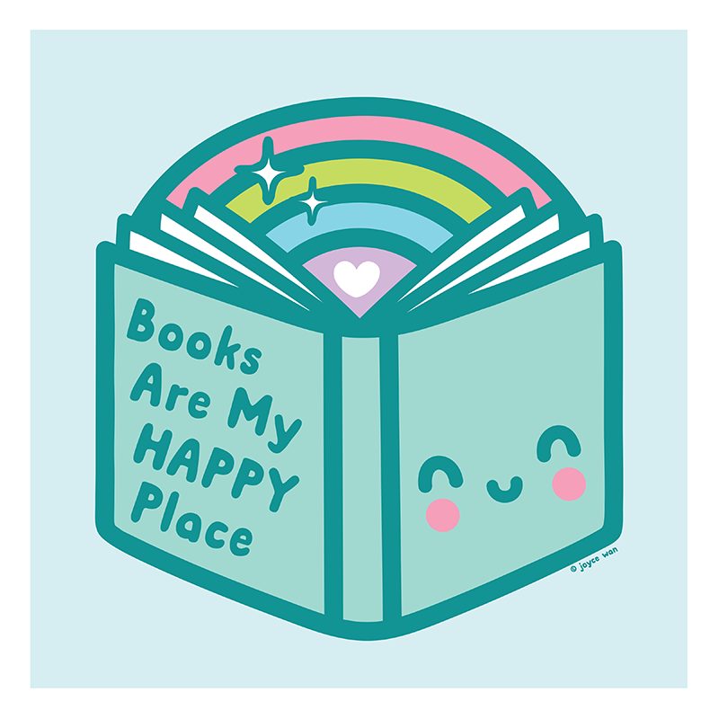 Print: Books Are My Happy Place