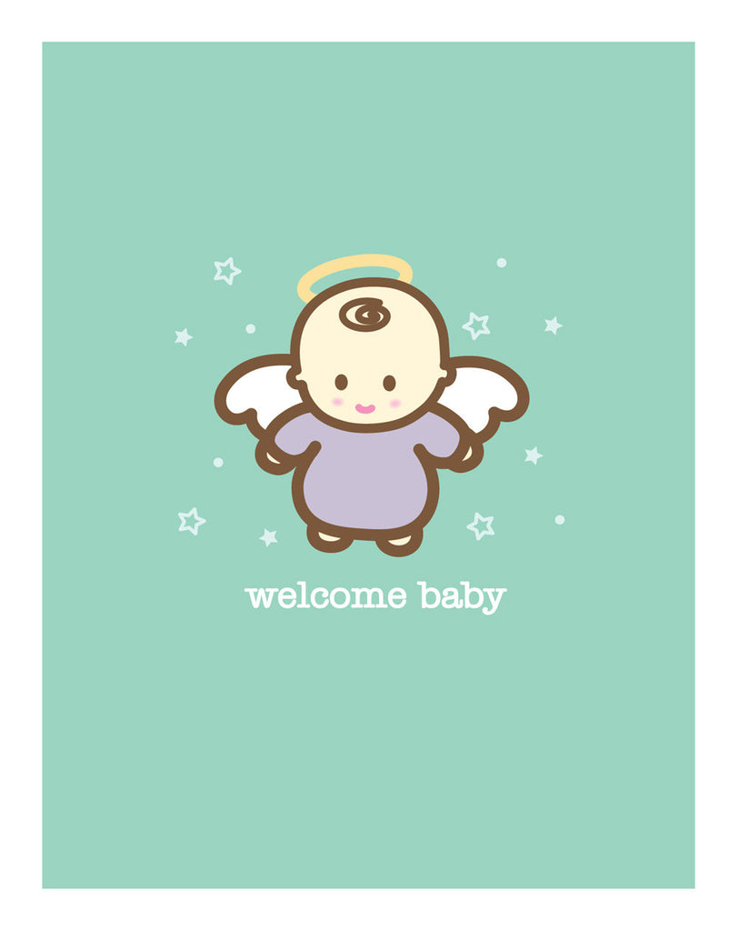 Angel New Baby Card