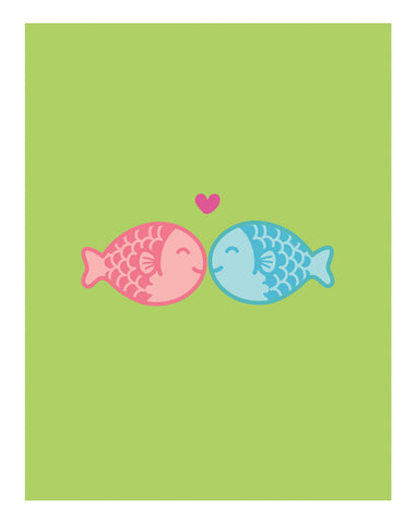 Kissing Fishies Card